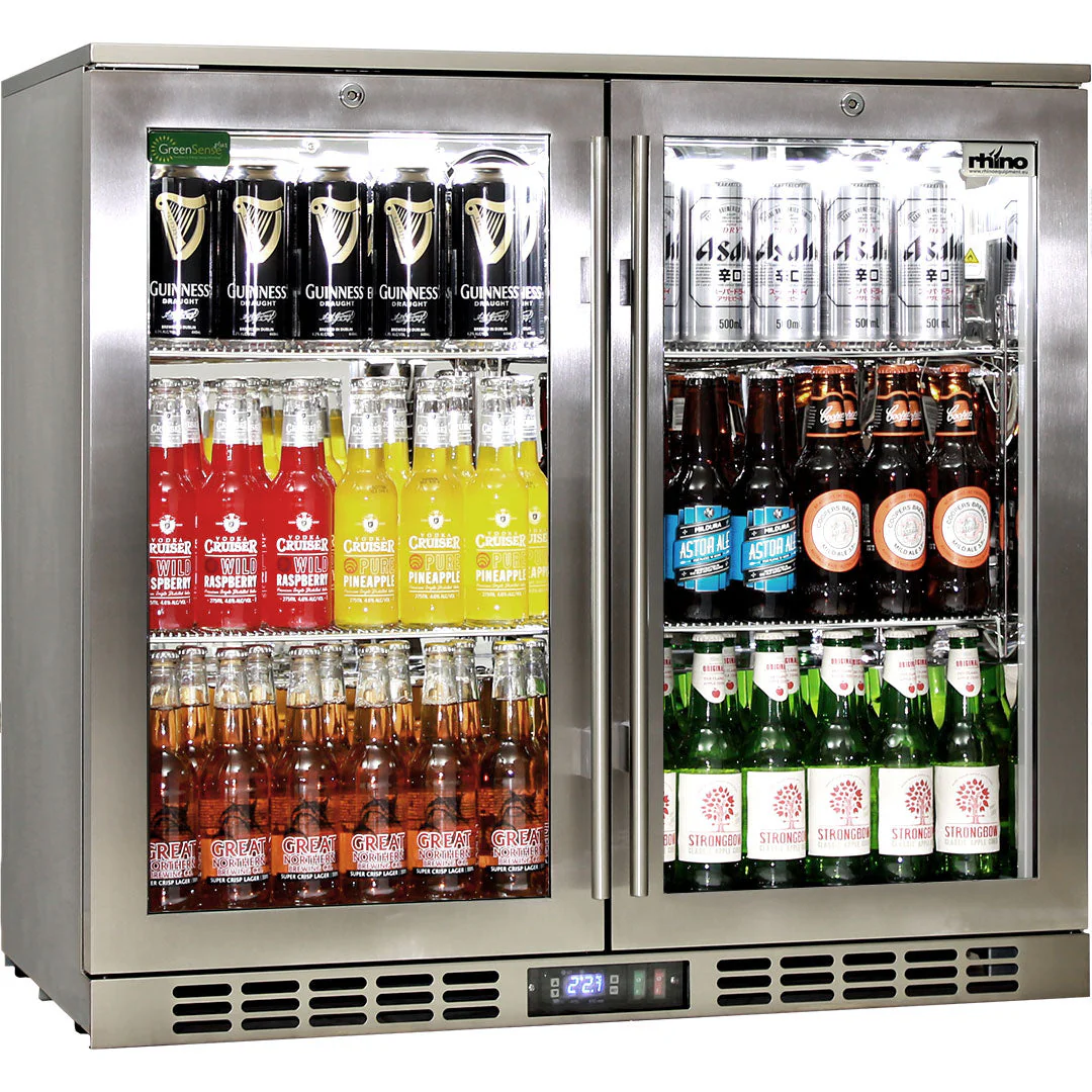 Heated Glass (Stops Condensation) - Commercial Glass Door Bar Fridges And Freezers