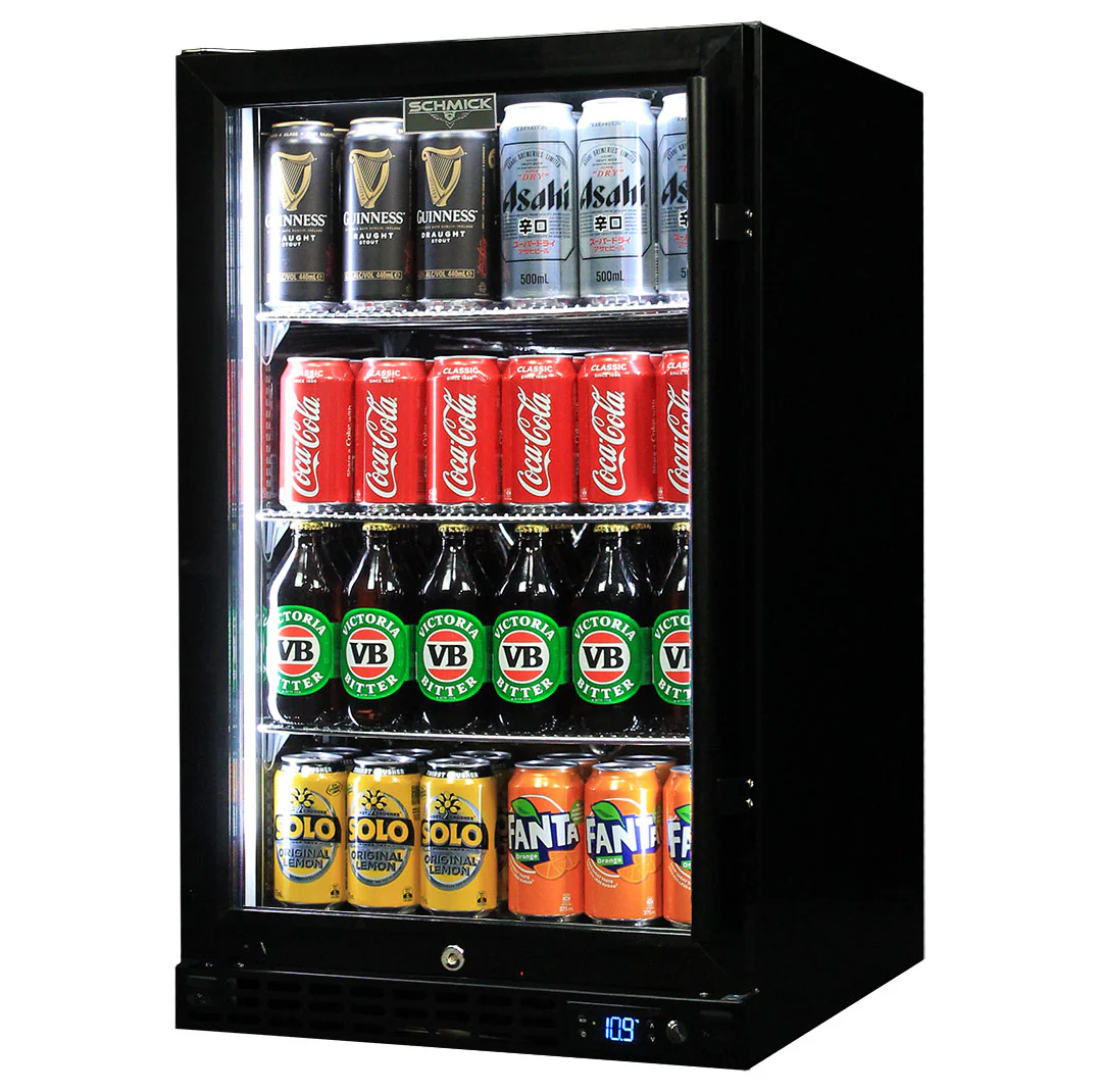 Heated Glass (Stops Condensation) - Under Bench Counter Built In Integrated Bar Fridges Including Quiet Indoor